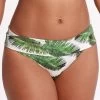 Melissa Odabash Brussels Fold Bikini Bottom - White Palm