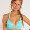 Banana Moon Retro Hapo Bikini Top - Aqua -Fashionable Swimwear Store 23E HAPO RETRO LGA04 DASIA RETRO LGA04 DEV1 TOP
