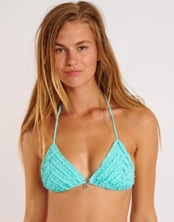 Banana Moon Colorsun Rubo Bikini Top - Aqua