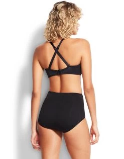 Seafolly Collective F Cup Halter Bikini Top - Black 11 Seafolly Collective F Cup Halter Bikini Top - Black -Fashionable Swimwear Store 30528F 065 Black 40304 065 Black 3