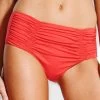 Seafolly Swim Gathered Front Retro Bikini Bottom - Chilli -Fashionable Swimwear Store 30806 065 40343 065 Chilli124522