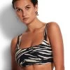 Seafolly Skin Deep DD Tank Bikini Top - Black -Fashionable Swimwear Store 31384DD 940 Black 40586 940 Black 1 TOP
