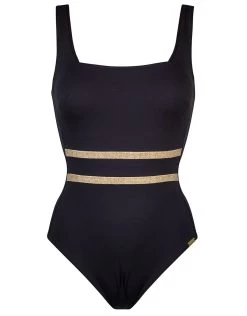 Construction Square Neck Swimsuit