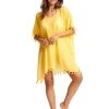 Seafolly Amnesia Kaftan - Citron 2 Seafolly Amnesia Kaftan - Citron -Fashionable Swimwear Store 52162 Citron 2852