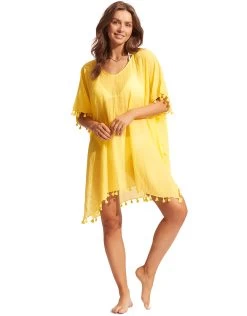 Seafolly Amnesia Kaftan - Citron