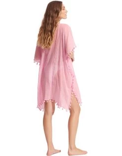 Seafolly Amnesia Kaftan - Parfait Pink -Fashionable Swimwear Store 52162 ParfaitPink 2