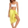 Seafolly Cotton Gauze Sarong - Celery -Fashionable Swimwear Store 52965 SG Celery 5