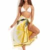 Seafolly Lemoncello Pareo - Lemoncello -Fashionable Swimwear Store 54766 SG Lemon 5 2 White