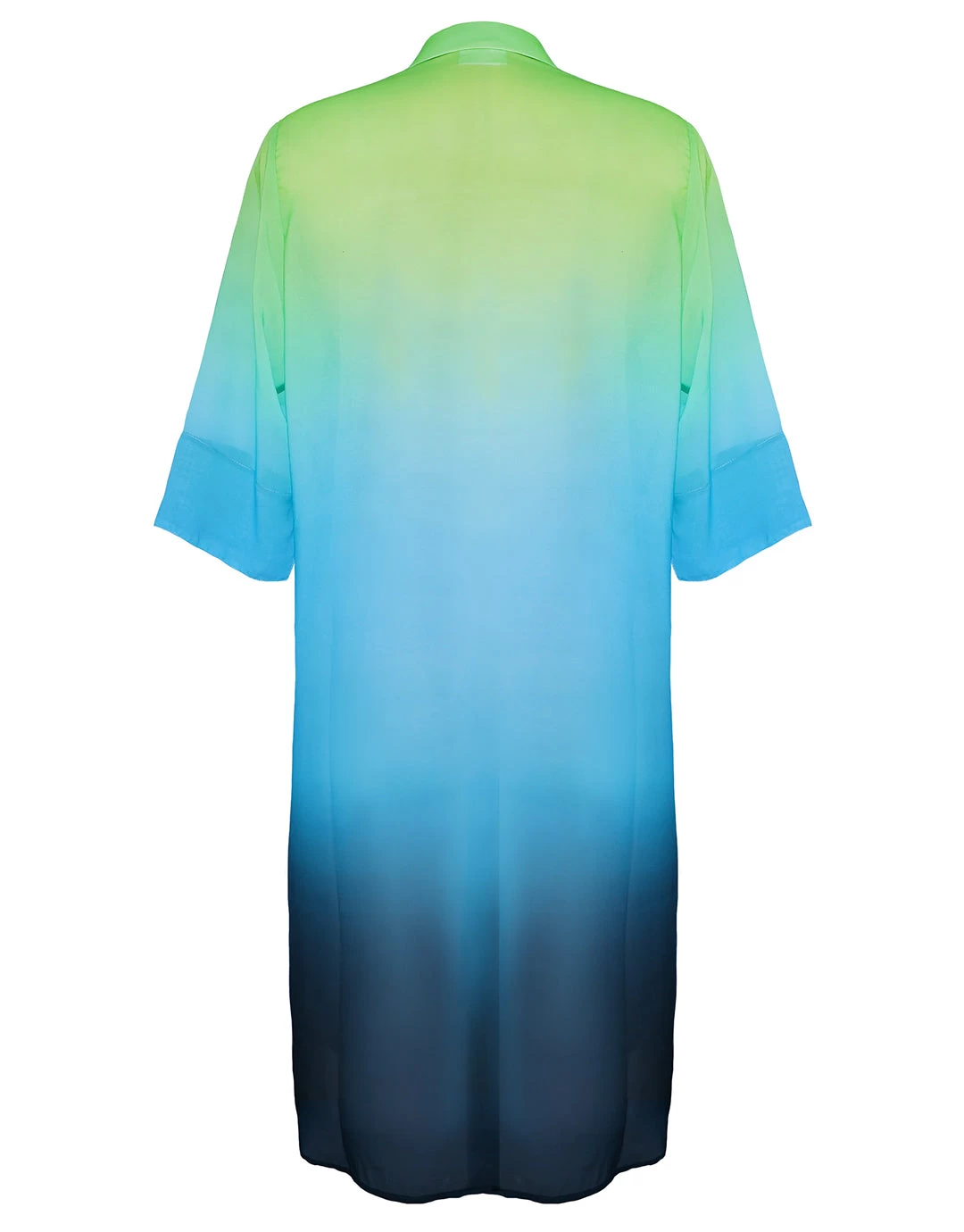 Brasil Beach Shirt - Turquoise Ombre 4 Brasil Beach Shirt - Turquoise Ombre - Image 2