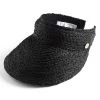 Seafolly Raffia Visor -Black -Fashionable Swimwear Store 71802 HT Black 1