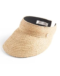 Seafolly Raffia Visor - Natural