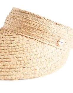 Seafolly Raffia Visor - Natural -Fashionable Swimwear Store 71802 HT Natural 3