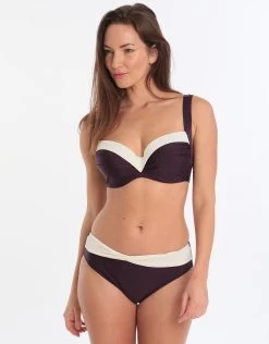 Panache Portofino Classic Pant - Aubergine -Fashionable Swimwear Store 72311 Panache 4