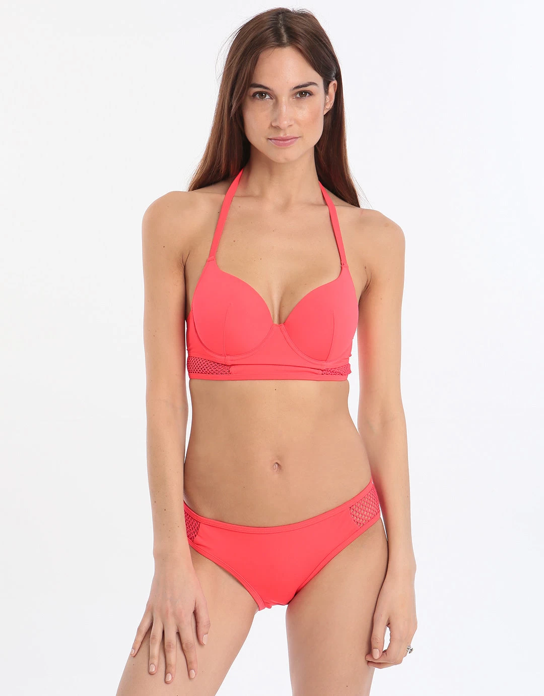 LingaDore Wander Bustier Top And Brief Set - Psycho Red 3 LingaDore Wander Bustier Top And Brief Set - Psycho Red