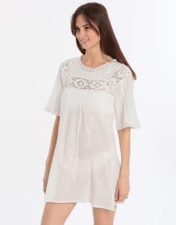 Beachwear Kaftan - White