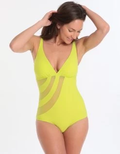 Mirachic Dafne Swimsuit - Lime 7 Mirachic Dafne Swimsuit - Lime -Fashionable Swimwear Store 73419 MD 2