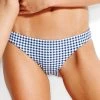 Seafolly Capri Check Hipster Bikini Bottom - Indigo