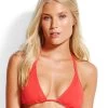 Seafolly Swim Slide Triangle Bikini Top - Chilli Red -Fashionable Swimwear Store 74500 SF 1