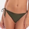 Ted Baker Plain Laddered Tie Side Bikini Bottom - Bottle Green -Fashionable Swimwear Store 75476 TB 7