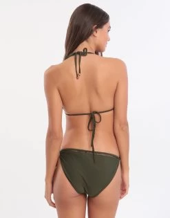 Ted Baker Plain Laddered Tie Side Bikini Bottom - Bottle Green -Fashionable Swimwear Store 75479 TB 4 50bcb29b da41 4ee3 8b31 7c4955bfc548