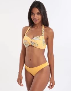Seafolly Mid Summer Brazilian Bikini Bottom - Buttercup -Fashionable Swimwear Store 75762 SF 3