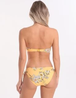 Seafolly Mid Summer Bustier Bandeau Bikini Top - Buttercup -Fashionable Swimwear Store 75764 SF 1 6