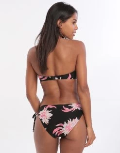 Seafolly Desert Flower Loop Tie Side Hipster Bikini Bottom - Black 8 Seafolly Desert Flower Loop Tie Side Hipster Bikini Bottom - Black -Fashionable Swimwear Store 75881 SF 5