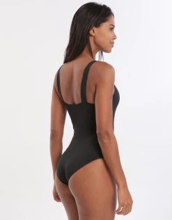 Elin High Neck Swimsuit - Black 6 Elin High Neck Swimsuit - Black -Fashionable Swimwear Store 76222 JS 4