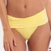 Anna Fold Bikini Bottom - Lemon 2 Anna Fold Bikini Bottom - Lemon -Fashionable Swimwear Store 76229 JS 1