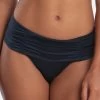 Anna Fold Bikini Bottom - Midnight -Fashionable Swimwear Store 76254 JS 1