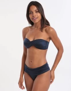 Anna Fold Bikini Bottom - Midnight -Fashionable Swimwear Store 76255 JS 3