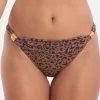 Nora Slide Hipster Bikini Bottom - Animal Luxe
