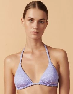 Sentwali Adana Reversible Halter Bikini Top - Print -Fashionable Swimwear Store 76595 PAO 4