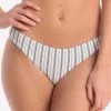 Seafolly Sea Stripe Hipster Bikini Bottom - White -Fashionable Swimwear Store 76720 SF 1 2