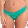 Seafolly Shine On High Cut V Brazilian Bikini Bottom - Evergreen -Fashionable Swimwear Store 77013 7