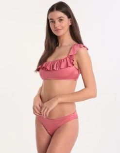 Seafolly Shine On One Shoulder Bikini Top - Dalia -Fashionable Swimwear Store 77030 SF 3