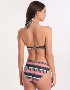 Amalfi D/DD Wrap Tri Bikini Top - Charcoal -Fashionable Swimwear Store 77093 MT 7