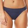 Contours Wide Banded Bikini Bottom - Charcoal
