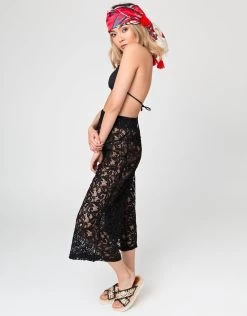 Zen Culottes - Black -Fashionable Swimwear Store 77295 PR 2