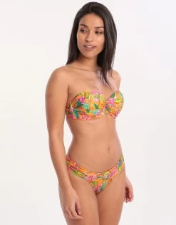 Banana Moon Morango Sakata Twist Bandeau Bikini Top - Orange -Fashionable Swimwear Store 77626 BM 3 abc68e7f cd25 4157 8c95 fc72b0d5bcc4