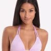Seafolly Shine On Slide Tri Bikini Top - Lilac