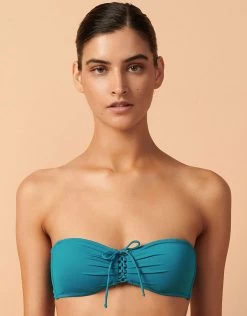 Core Zahra Bandeau Bikini Top - Teal