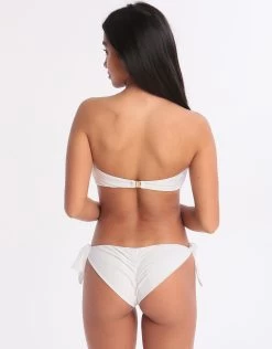 Tie Side Cheeky Bikini Bottom - White -Fashionable Swimwear Store 78388 WSN 1 6 9791b152 0652 405d 8dfd d55347500eba
