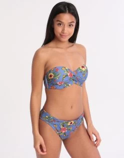 Banana Moon Dolcevita Merenda Banded Bikini Bottom - Blue -Fashionable Swimwear Store 78554 BM 3 c4350d8d b335 4c85 af25 91991054b549