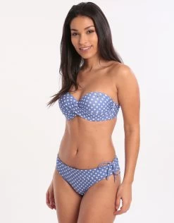Banana Moon Dolcevita Merenda Banded Bikini Bottom - Blue -Fashionable Swimwear Store 78564 Bm 1 3