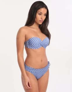 Banana Moon Dolcevita Merenda Banded Bikini Bottom - Blue -Fashionable Swimwear Store 78564 Bm 1 4