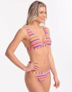 Banana Moon Macapa Finzo Longline Tri Bikini Top - Rose -Fashionable Swimwear Store 78575 BM 5