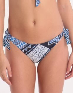 Tokyo Reversible Tie Side Bikini Bottom - Multi -Fashionable Swimwear Store 78926 MT 1