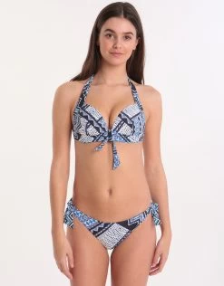 Tokyo Reversible Banded Tri Bikini Top - Multi -Fashionable Swimwear Store 78927 MT 1 3