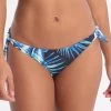 Tahiti Reversible Tie Side Bikini Bottom - Navy